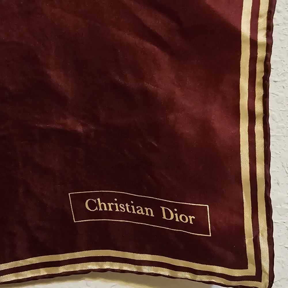 CHRISTIAN DIOR SILK SCARF